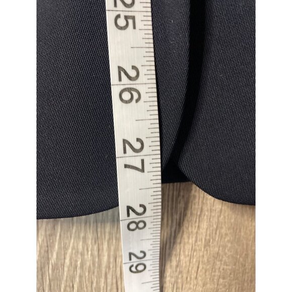 Joan Leslie Navy Gold Insignia Single Button Blazer Sz 8P - Picture 10 of 10